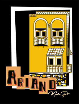 Ariano logo scroll