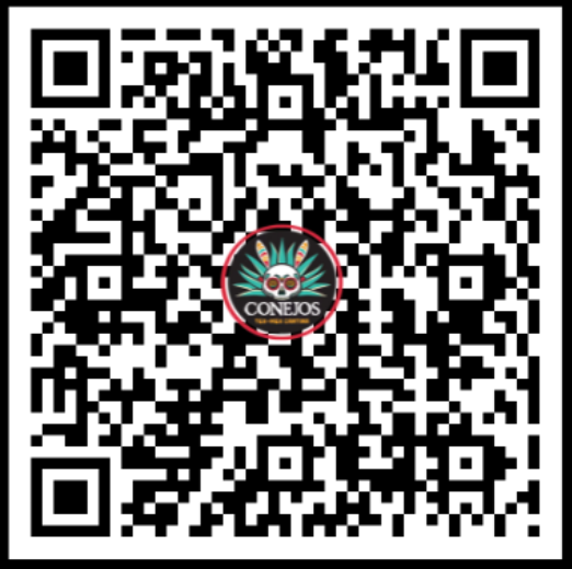 QR code to order from Conejos Tex-Mex Cantina for Rabbit Hole Leander