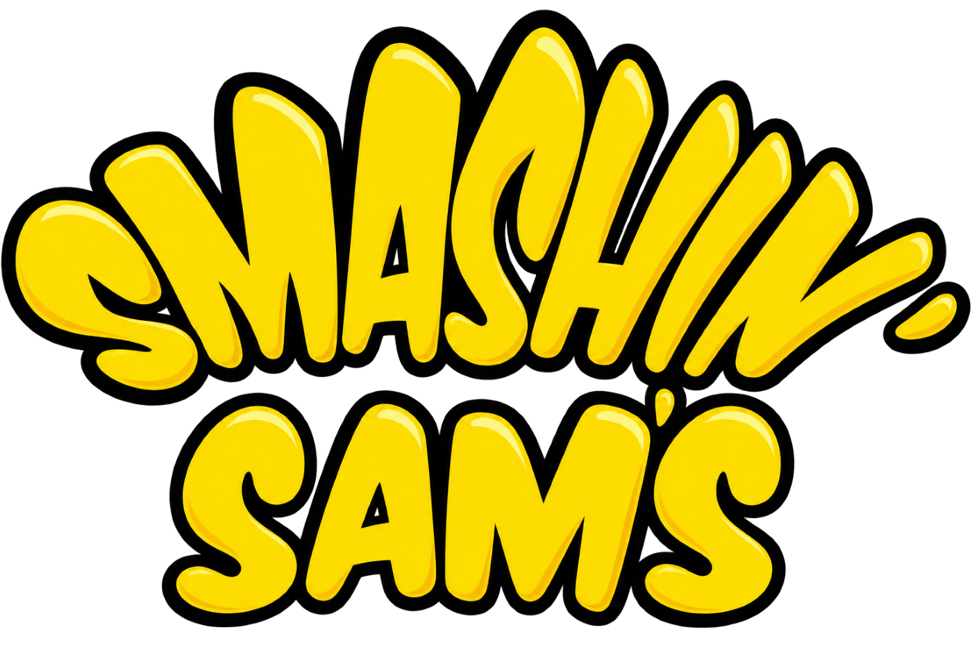 Smashin Sams logo top - Homepage
