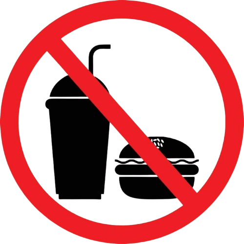 no outside food/drink
