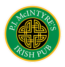 P.J. McIntyre's Irish Pub logo top - Homepage