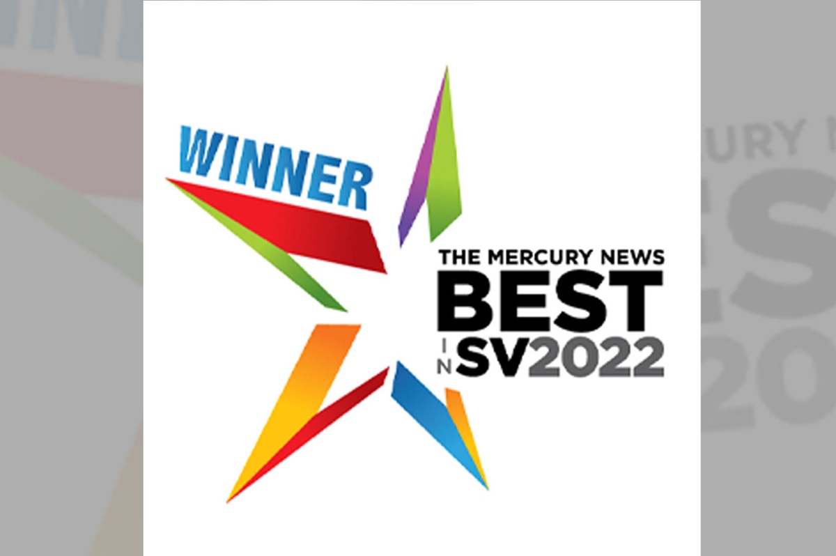 The Mercury News badge for best in SV2022