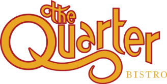 Quarter Bistro logo scroll