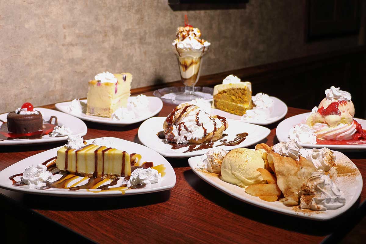 homemade desserts on the table