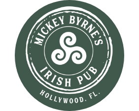 Mickey Byrne's logo scroll - Homepage