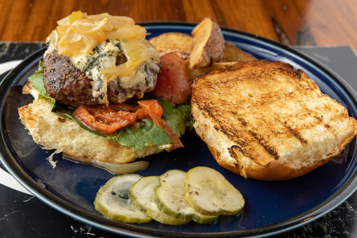 Wagyu Burger served