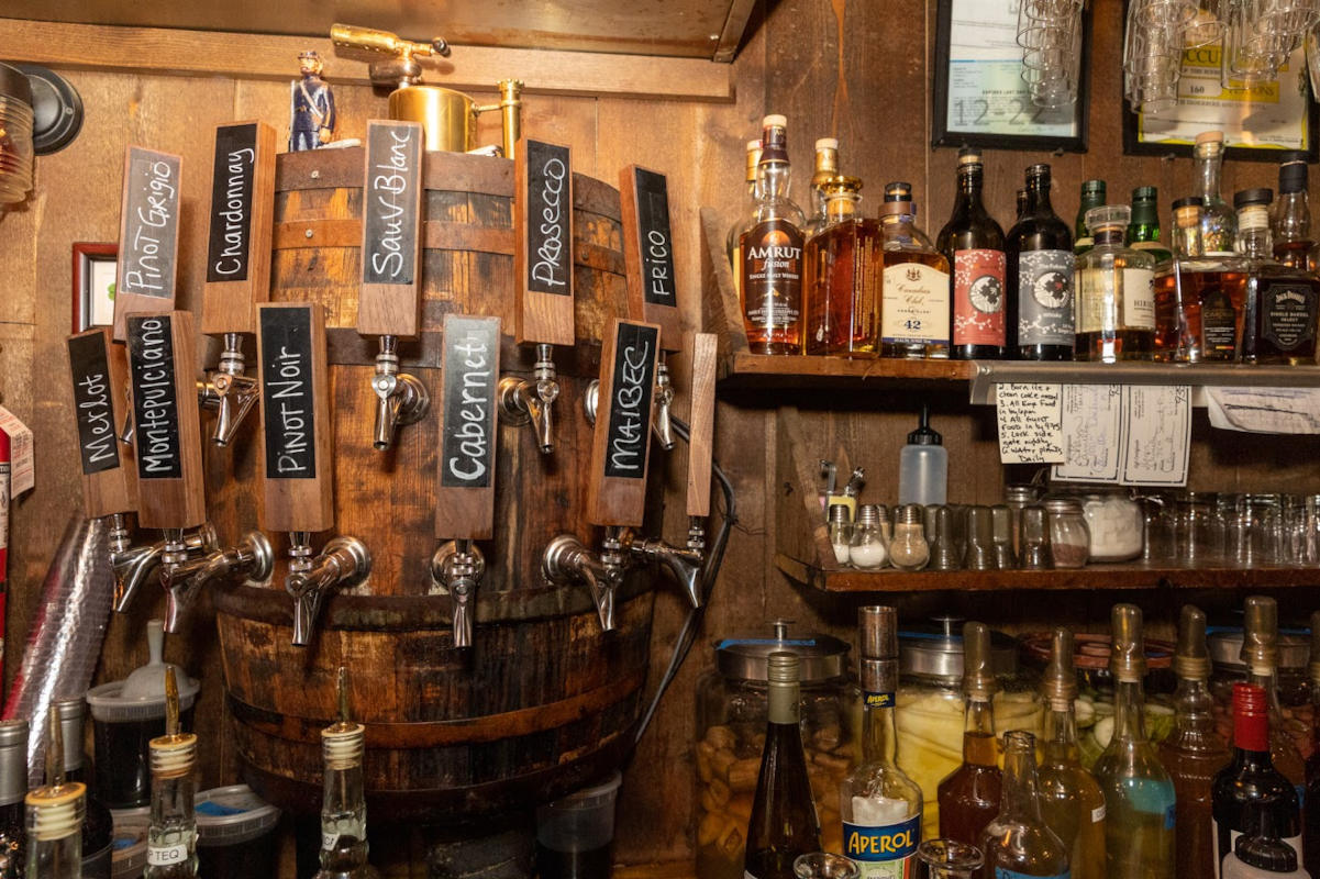 Interior, bar area