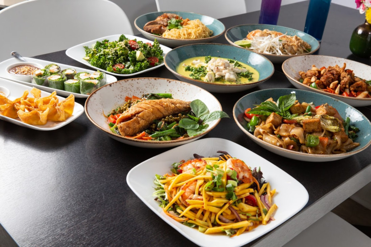 Various Dishes on the table