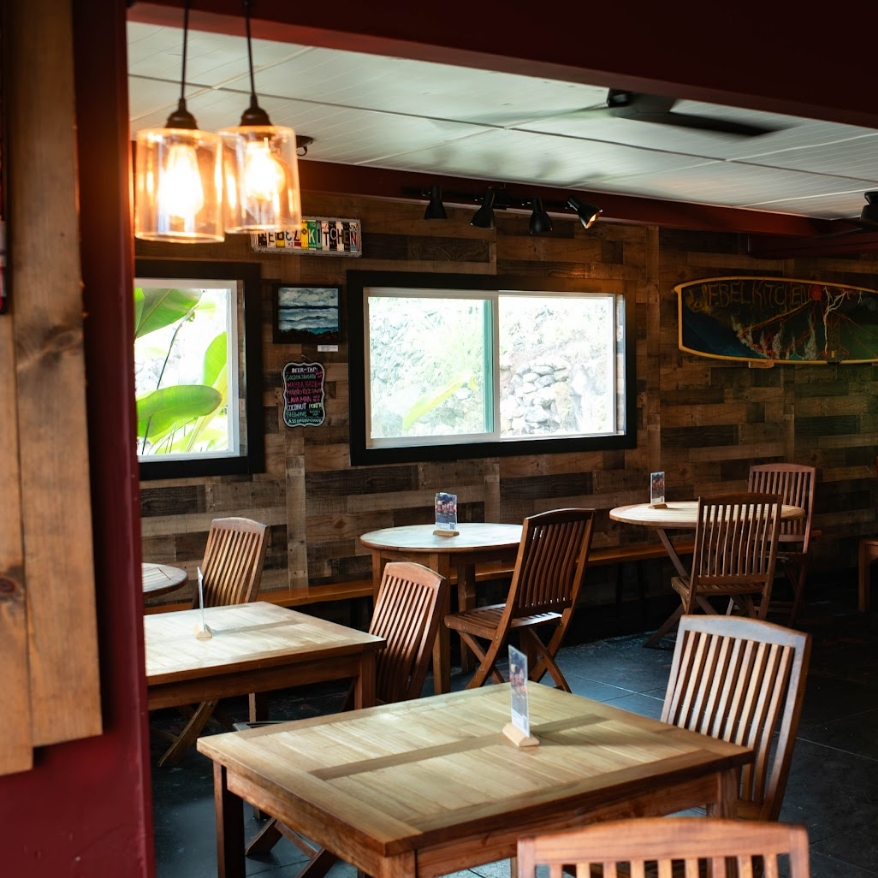 Rebel Kitchen dining room seating area