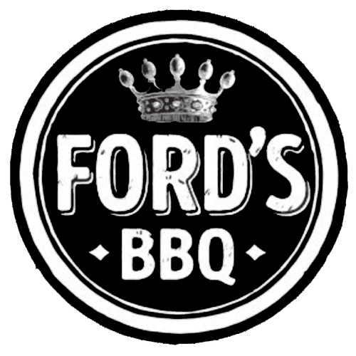 Ford's BBQ logo scroll