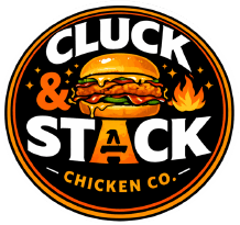 Cluck & Stack logo top - Homepage