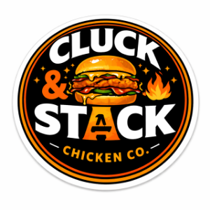 Cluck & Stack logo top - Homepage