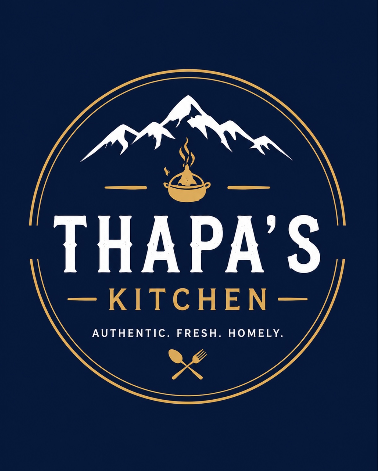 Thapa's Kitchen logo top - Homepage