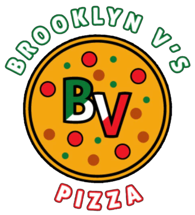 Brooklyn V's Pizza logo scroll - Homepage