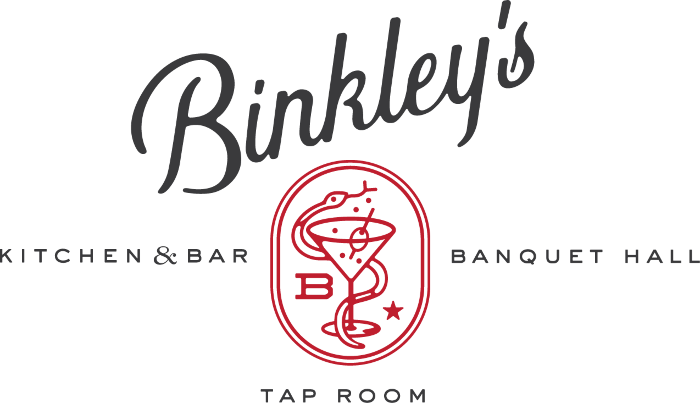 Binkley's logo scroll