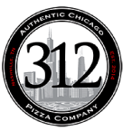 312 Pizza Co logo scroll