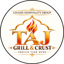 TAJ GRILL & CRUST logo top - Homepage