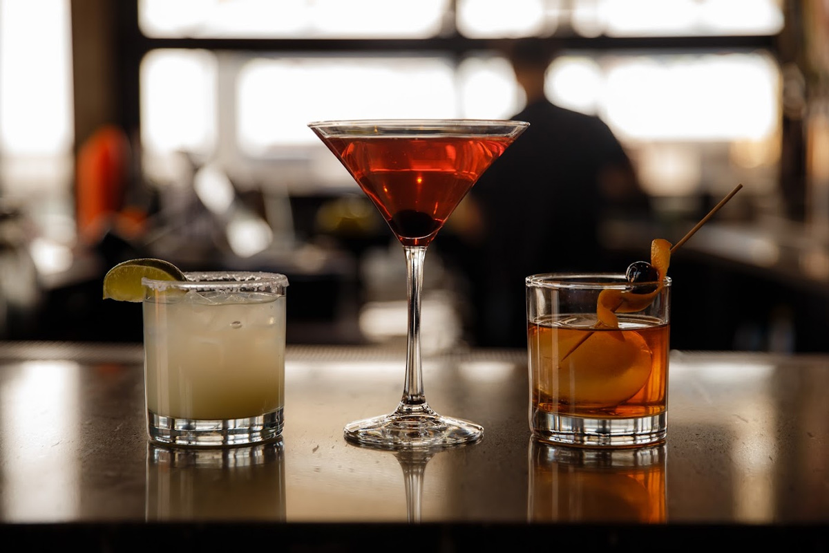 Old Fashioned, Colorado Manhattan and Waterloo Margarita cocktail