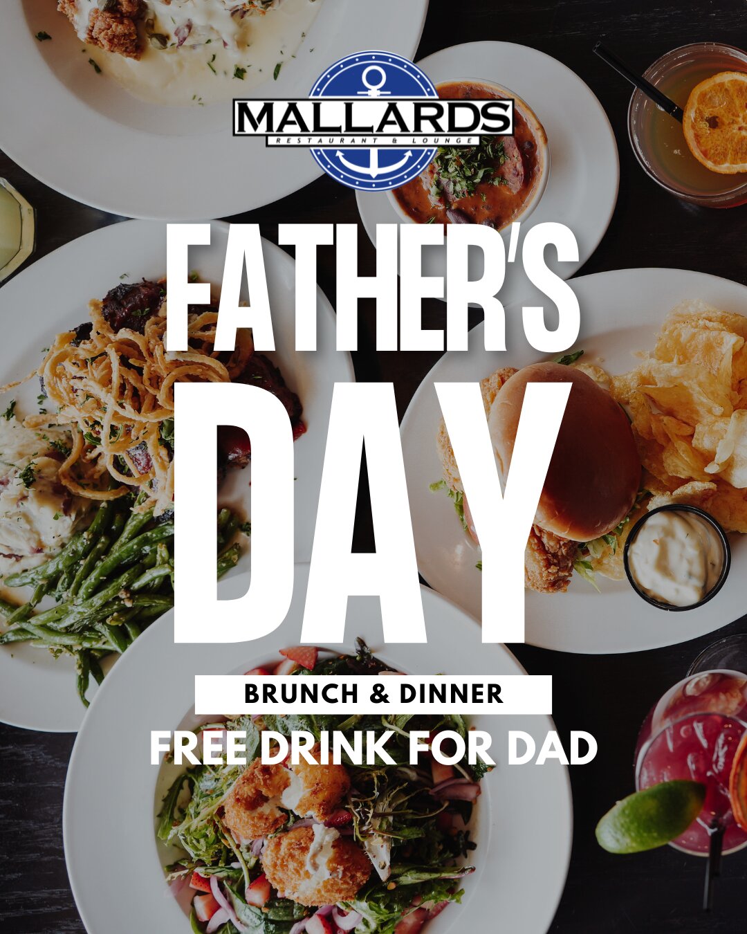 father day drink flyer