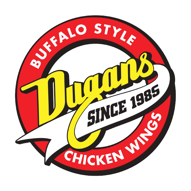 Dugan's logo scroll