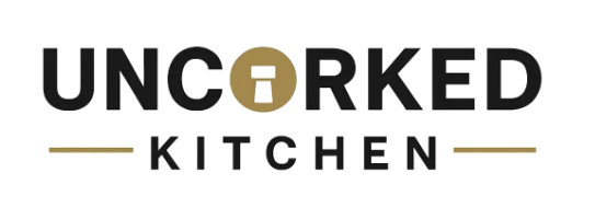 Uncorked Kitchen logo top - Homepage