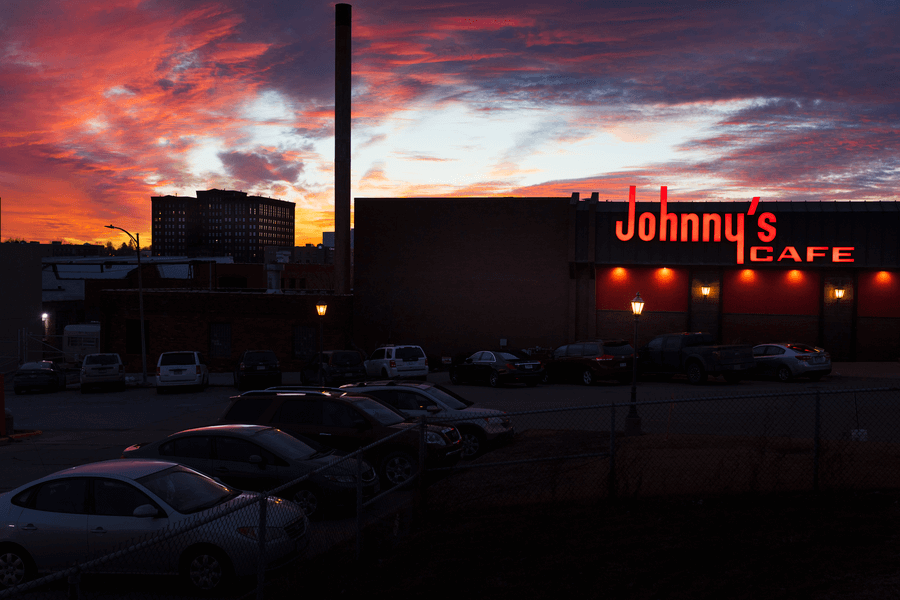 Johnny's cafe sunset