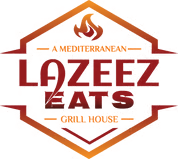 Lazeez Eats logo top - Homepage
