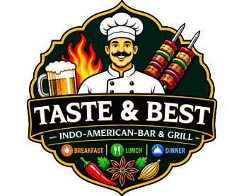 Taste & Best Indo-American Bar & Grill logo top - Homepage