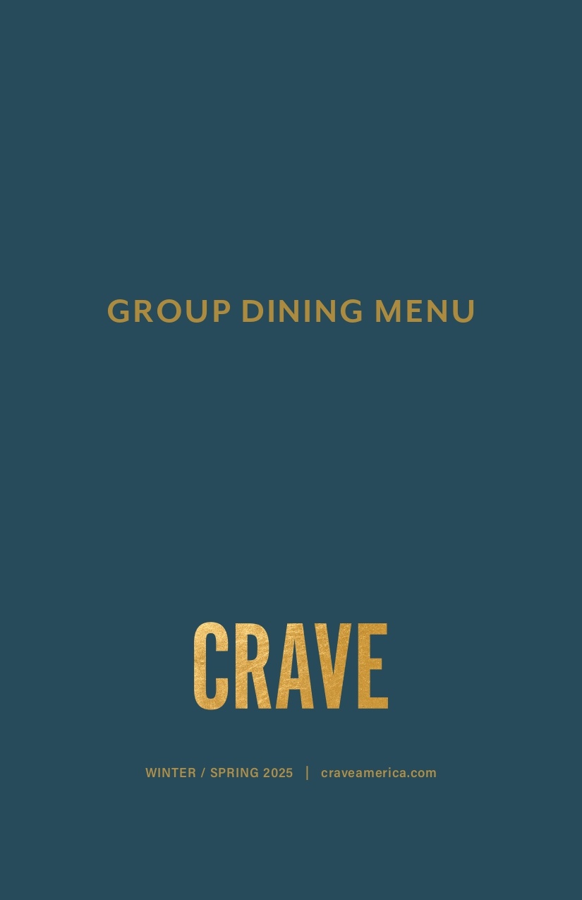 Group Dining Menu for Private Parties 1