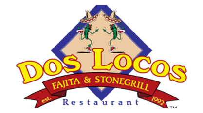 Dos Locos Fajitas & Stone Grill logo top