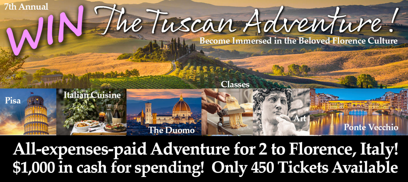 win the Tuscan adventure