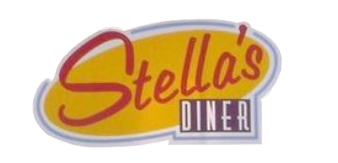 Stella's Diner logo scroll