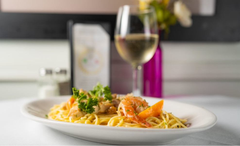 Pasta with meat and sauce