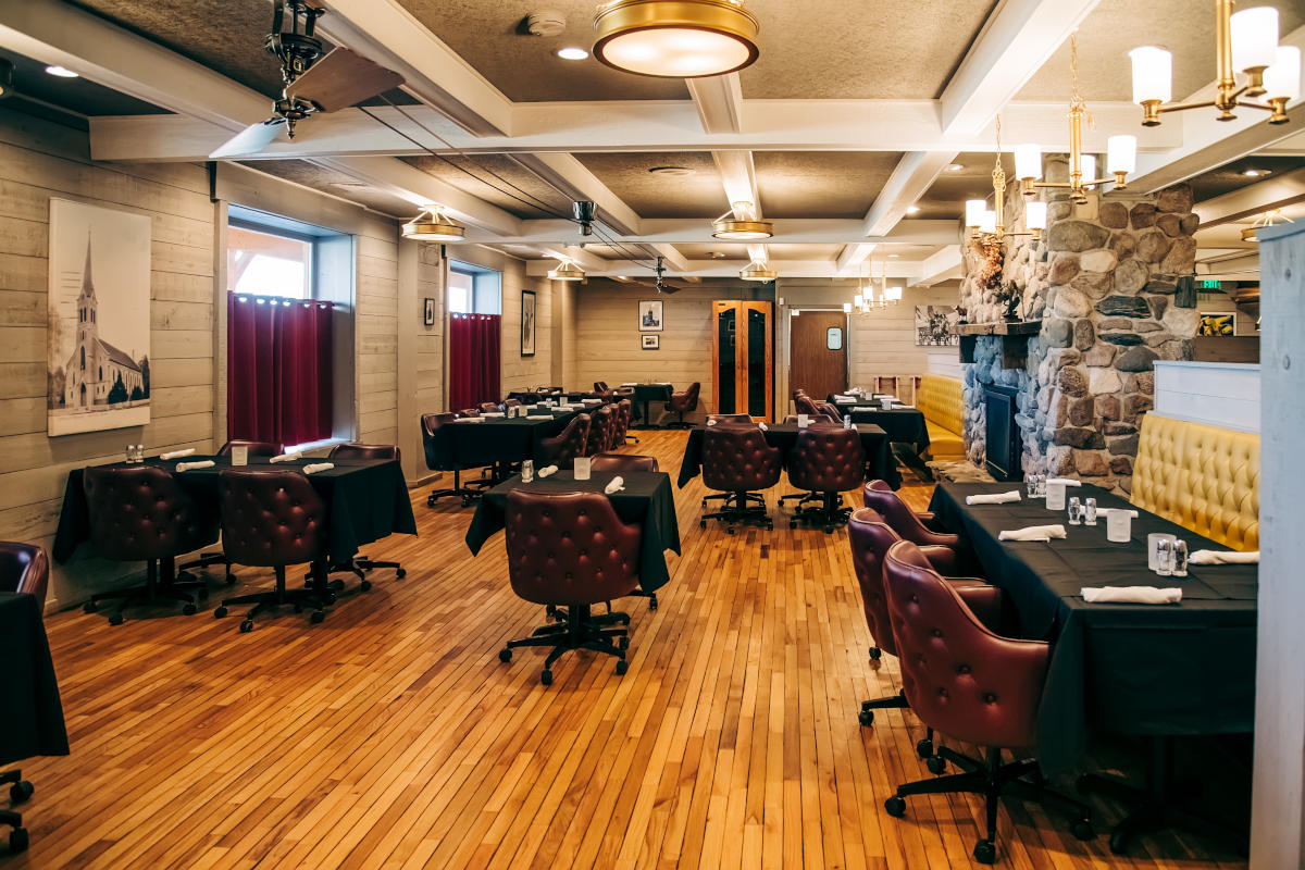 Interior of the restaurant