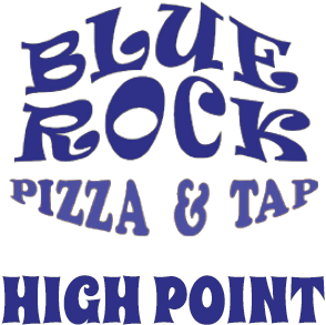 Blue Rock Pizza & Tap High Point logo scroll