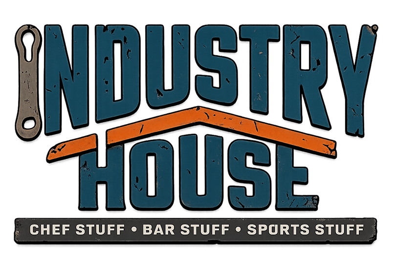 Industry House, chef stuff, bar stuff, sports stuff
