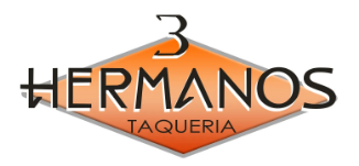 3 Hermanos Taqueria logo top - Homepage