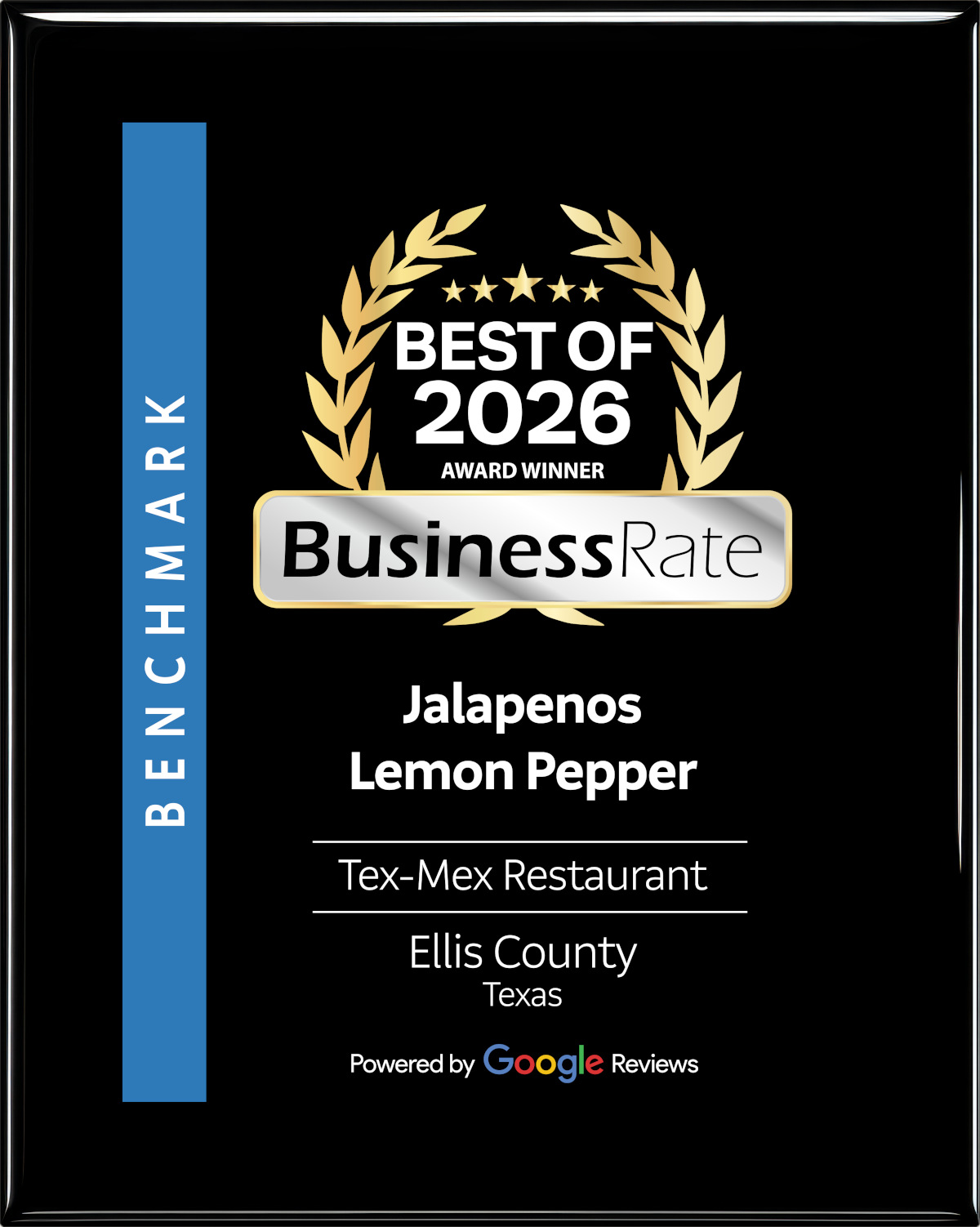 Business Rate - Best of 2026 award winner, powered by Google reviews