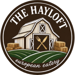 The Hayloft European Eatery logo top - Homepage