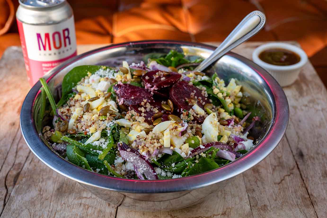 Spinclass Salad with Sesame Dressing