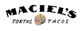 Maciel's Tortas & Tacos logo scroll - Homepage