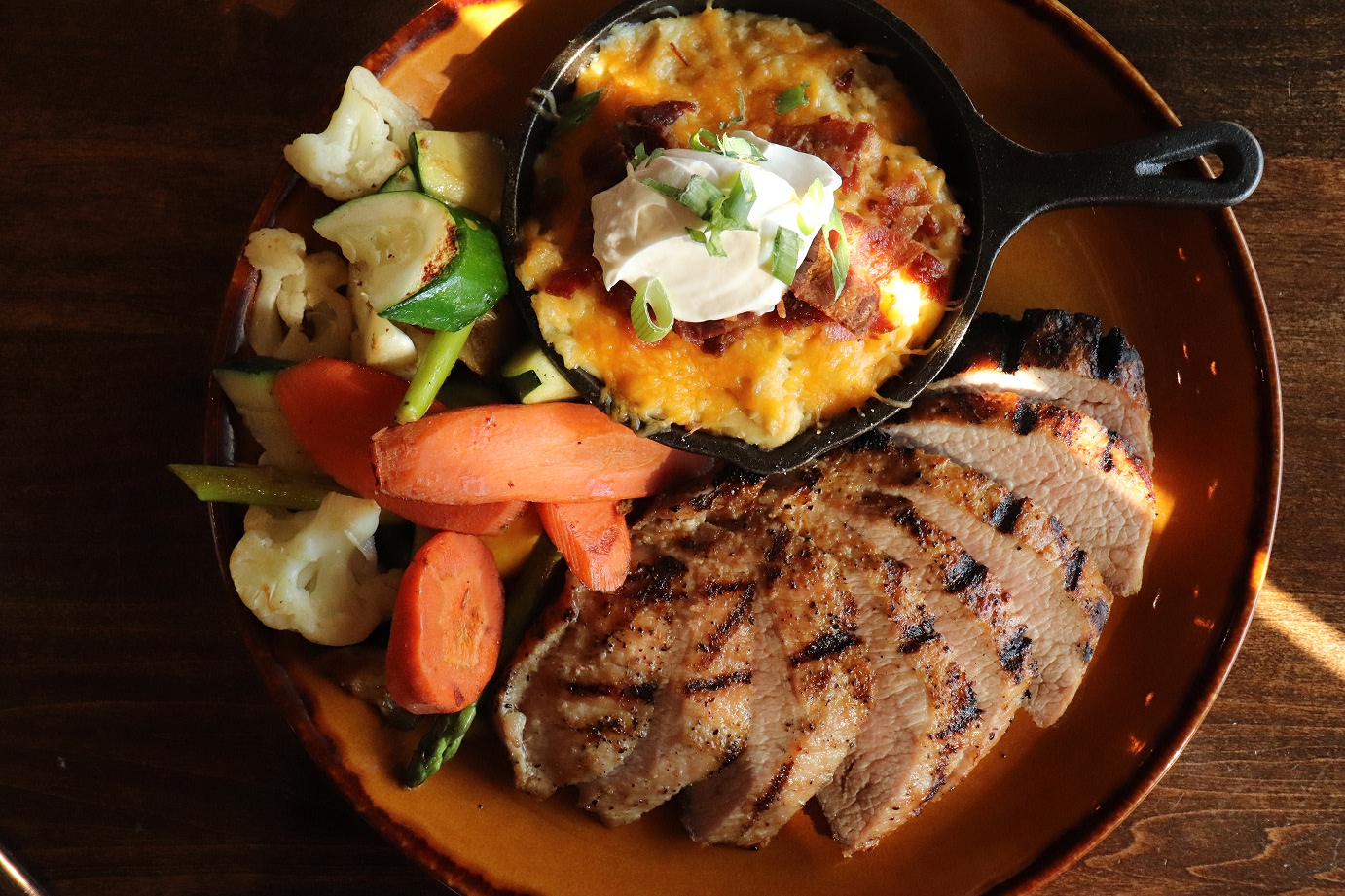 Served meals and drinks