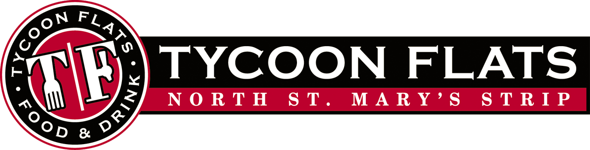 Tycoon Flats logo scroll