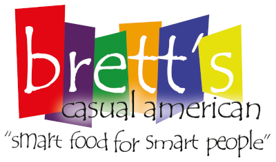 Brett's Casual American logo scroll