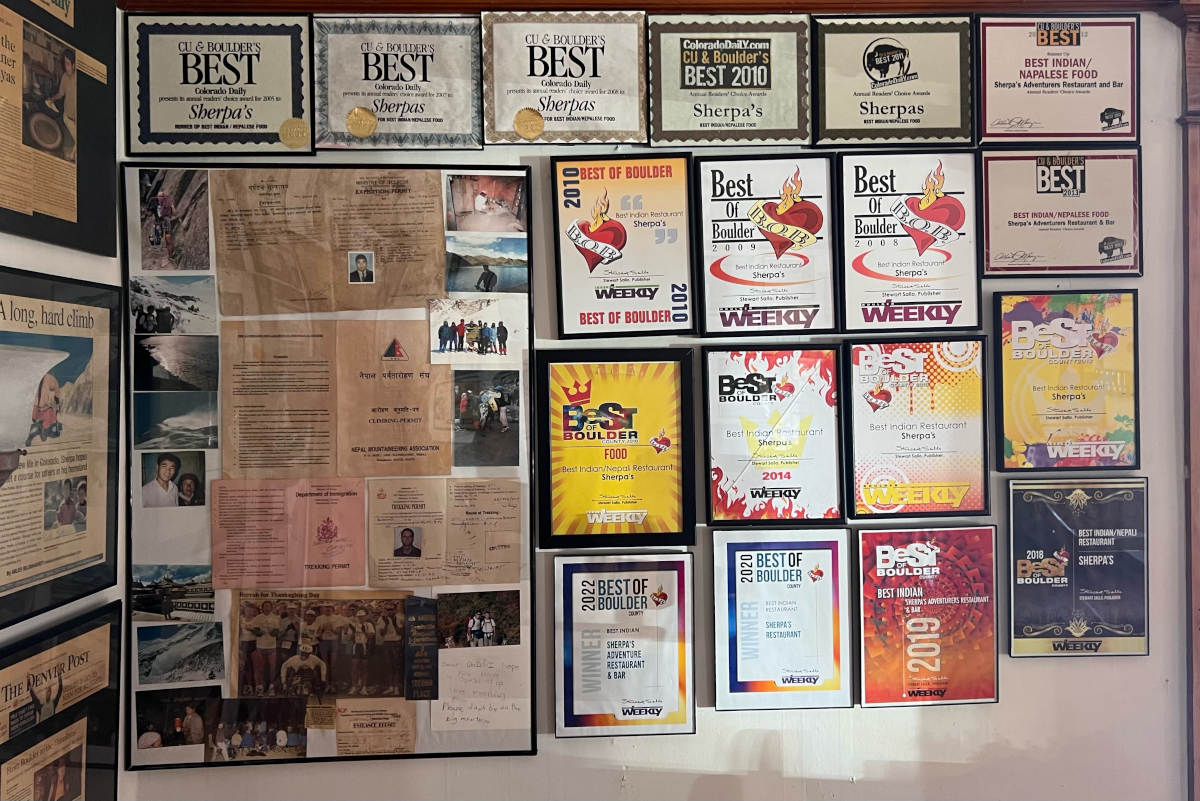 awards wall