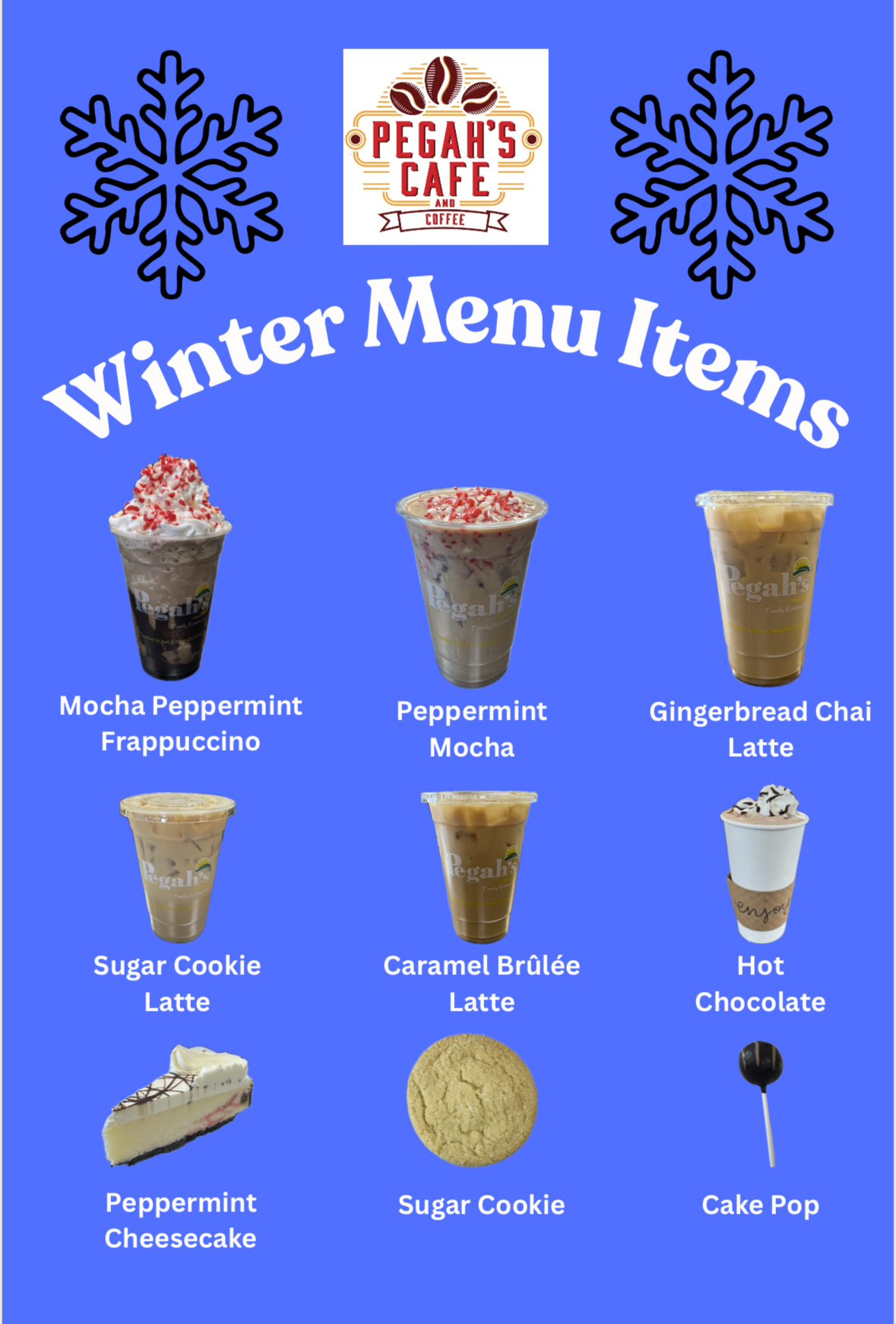 Winter menu items