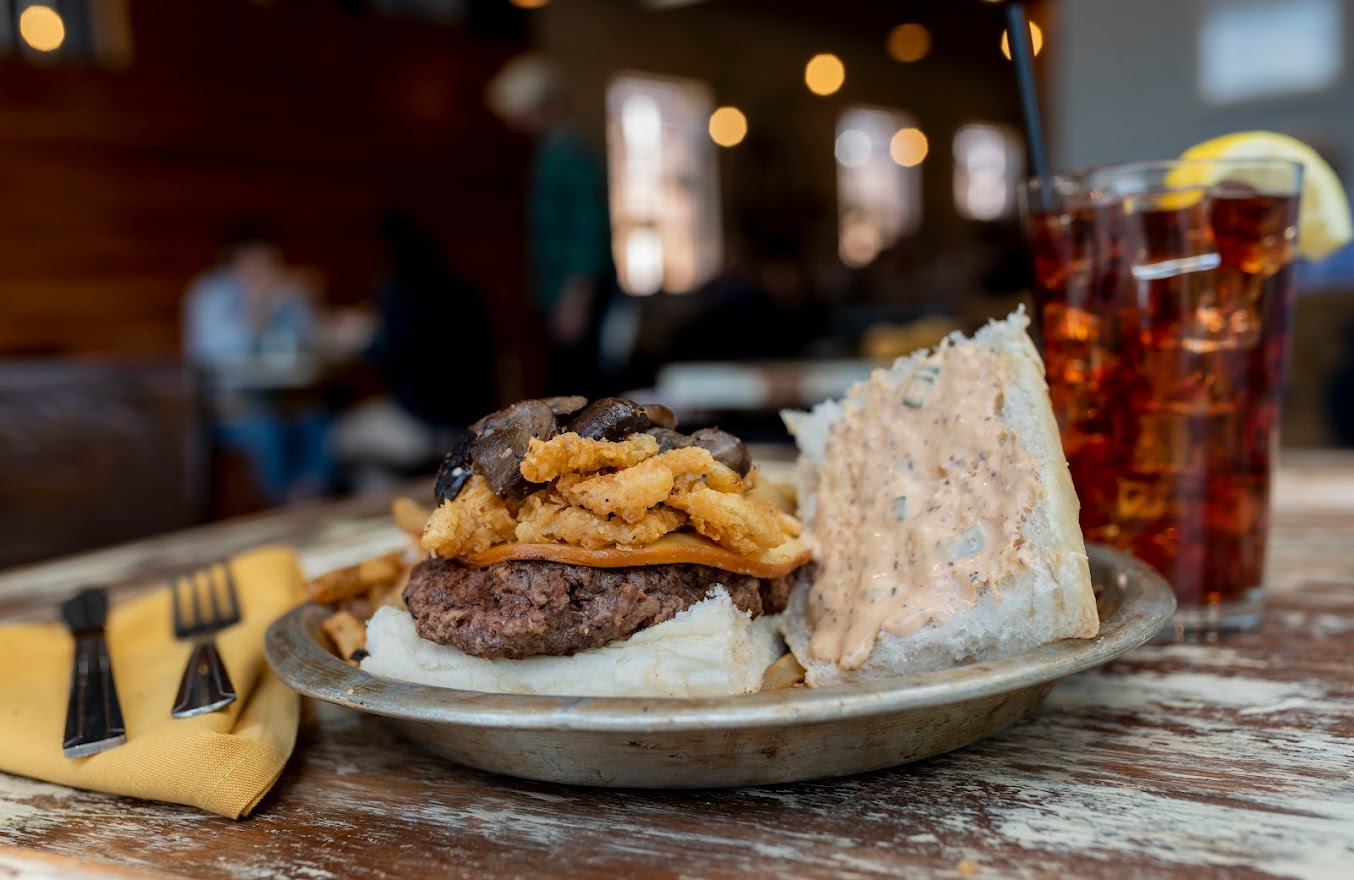Grilled meat and dip on the side
