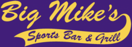 Big Mike's Sports Bar and Grill logo scroll