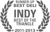 Winner Best Deli Award Indy 2