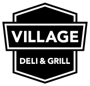 Village Deli & Grill logo scroll
